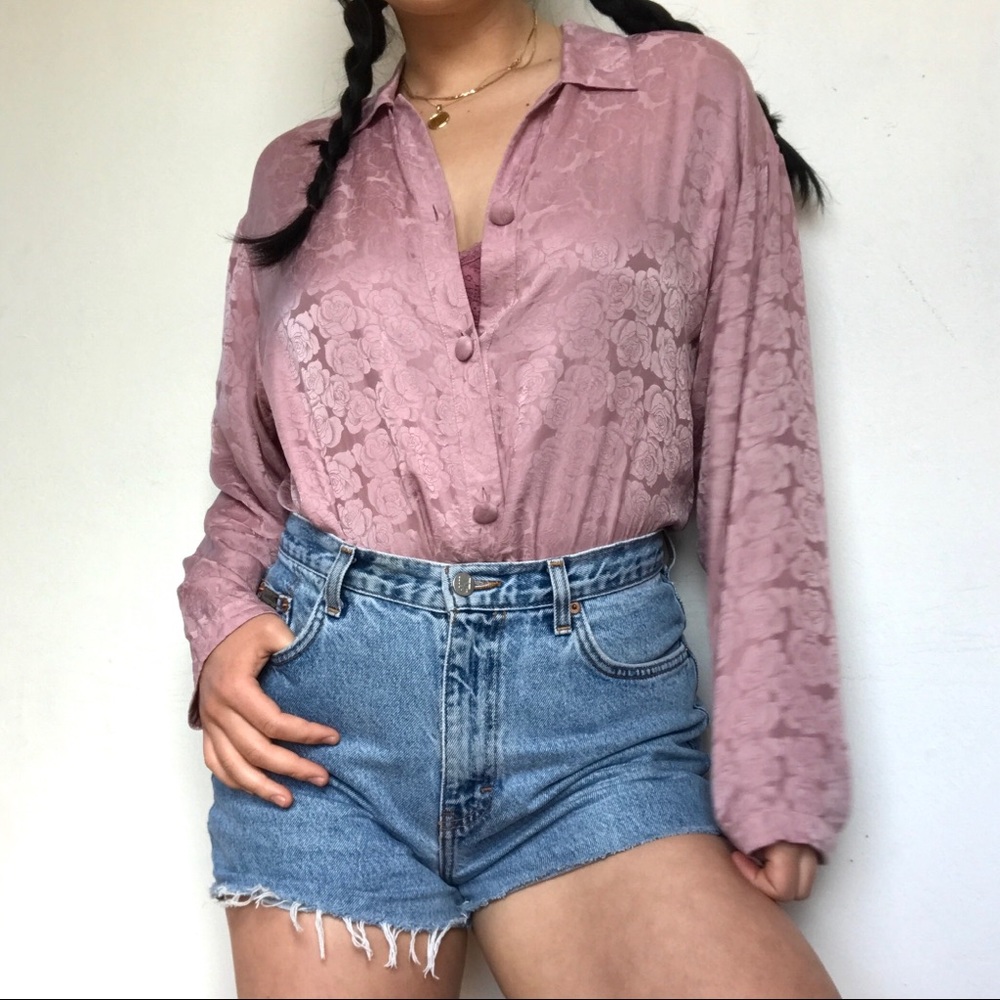 Silky Floral Top